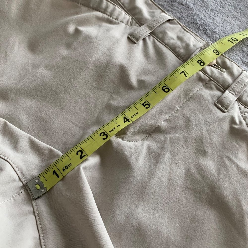 Eddie Bauer outdoor shorts women’s 6 kakhi pockets Bermuda hiking camping - Picture 9 of 11